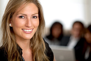 Lady in an office